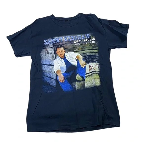 Sammy Kershaw Big Hits Tour Graphic Men's Black T-Shirt - Picture 1 of 5